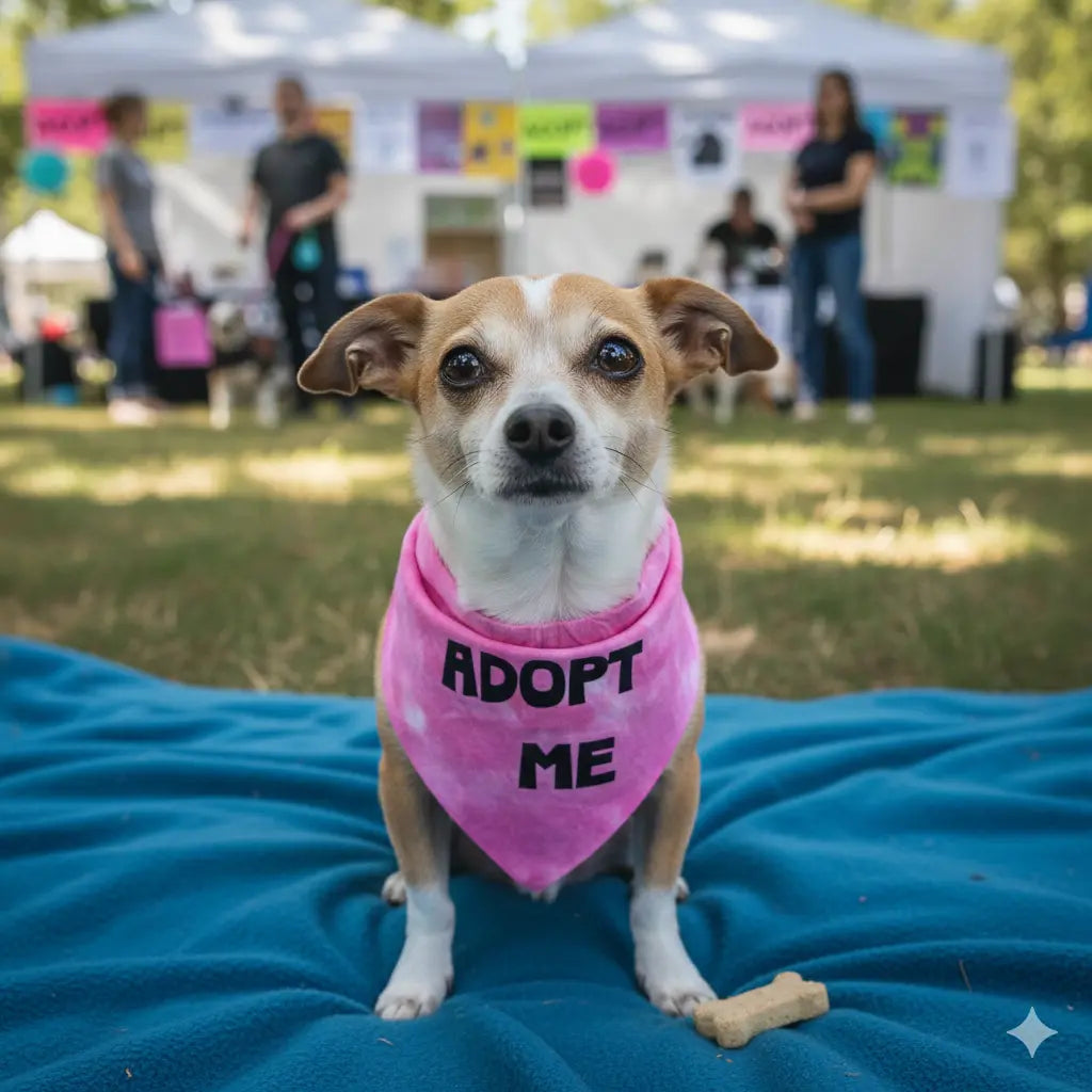 Adopt Me Tie Dye Dog Bandana Best Seller - K9 Outdoors