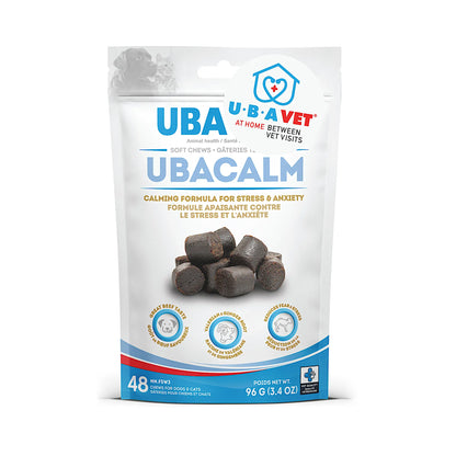 UBAVET UBACALM Calming Soft Chews for Dogs & Cats – Natural Stress & Anxiety Relief American Pet Supplies
