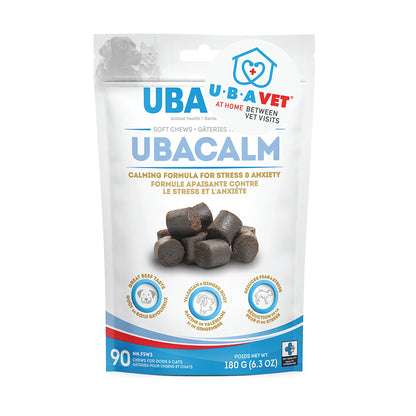 UBAVET UBACALM Calming Soft Chews for Dogs & Cats – Natural Stress & Anxiety Relief American Pet Supplies