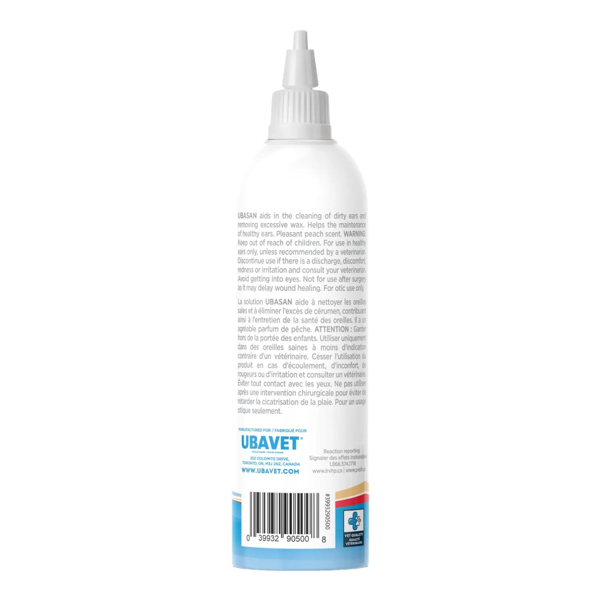 UBAVET Ubasan Ear Cleansing Solution for Dogs & Cats – (4 fl oz / 120ml) American Pet Supplies