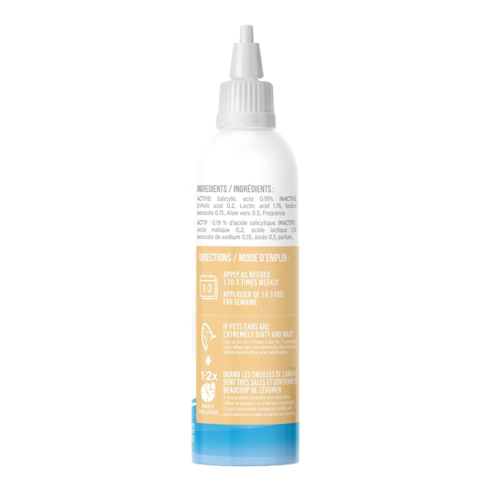 UBAVET Ubasan Ear Cleansing Solution for Dogs & Cats – (4 fl oz / 120ml) American Pet Supplies