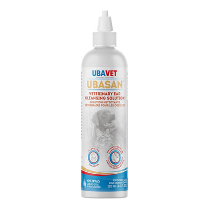 UBAVET Ubasan Ear Cleansing Solution for Dogs & Cats – (4 fl oz / 120ml) American Pet Supplies