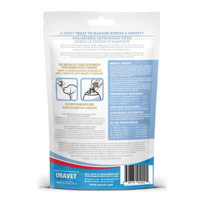 UBAVET Ubacalm Calming and Stress Relief Soft Dog Chews American Pet Supplies