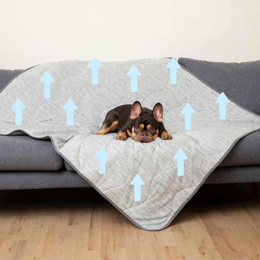 PupChill™ Cooling Waterproof Blanket - Arctic Grey