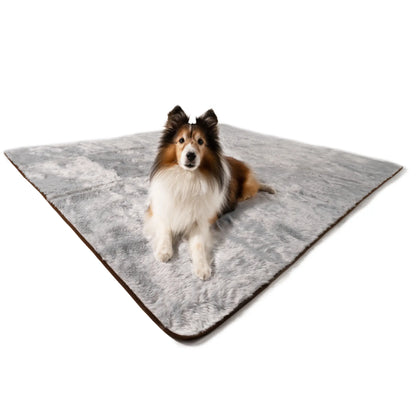 PupProtector™ Summer Short Fur Waterproof Throw Blanket - Grey Paw.com