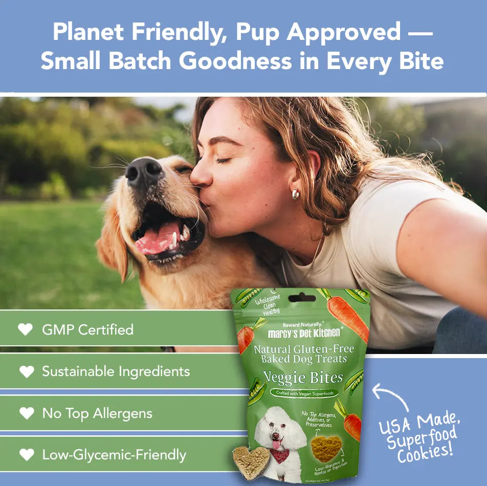Marcy's Pet Kitchen-Vet Recommend- All Natural-Vegan Homemade,-Gluten Free-Chicken Free-for Sensitive Stomachs-Made in The USA Only Marcy's Pet Kitchen