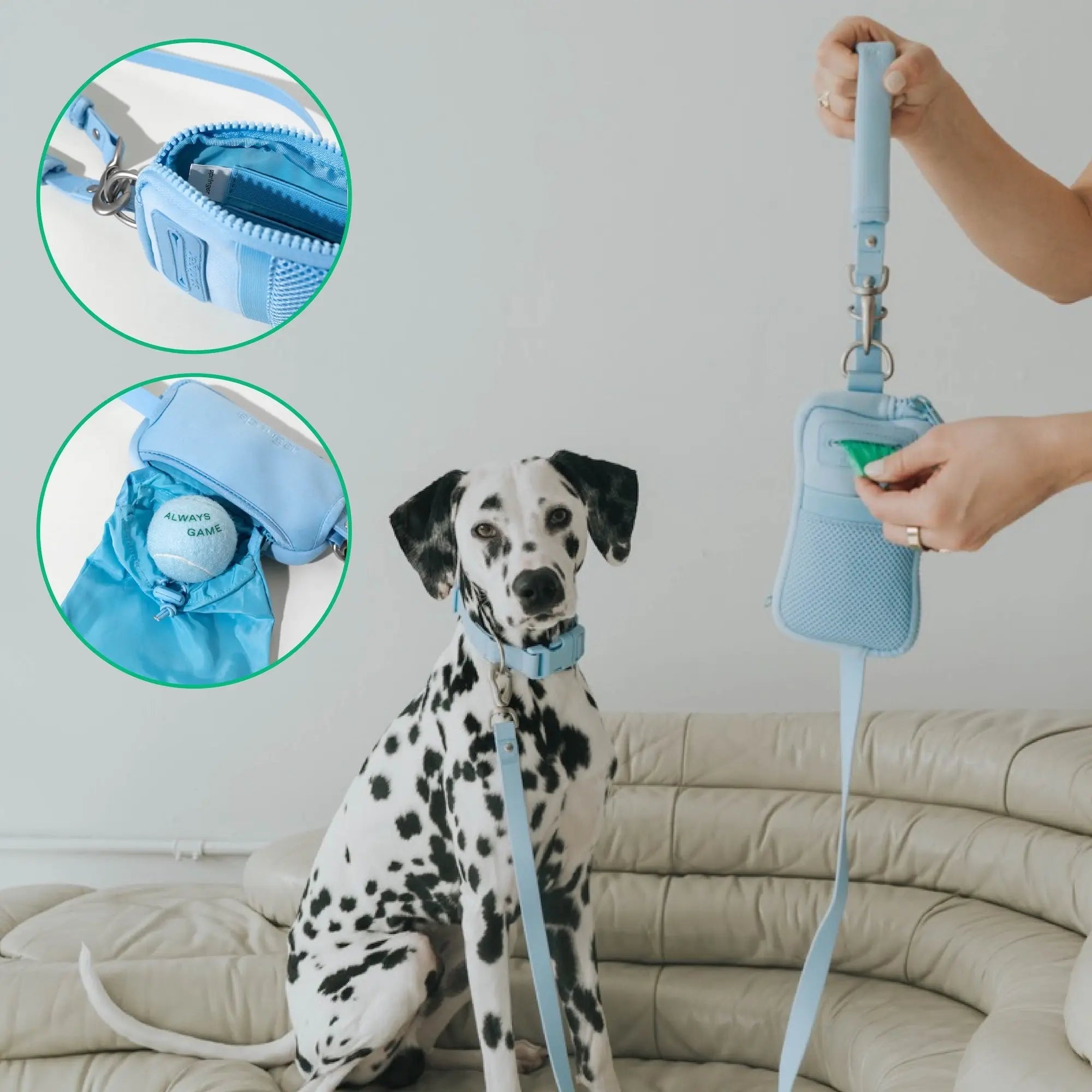Original Neoprene Dog Walk Bag with Leash - K9 Outdoors