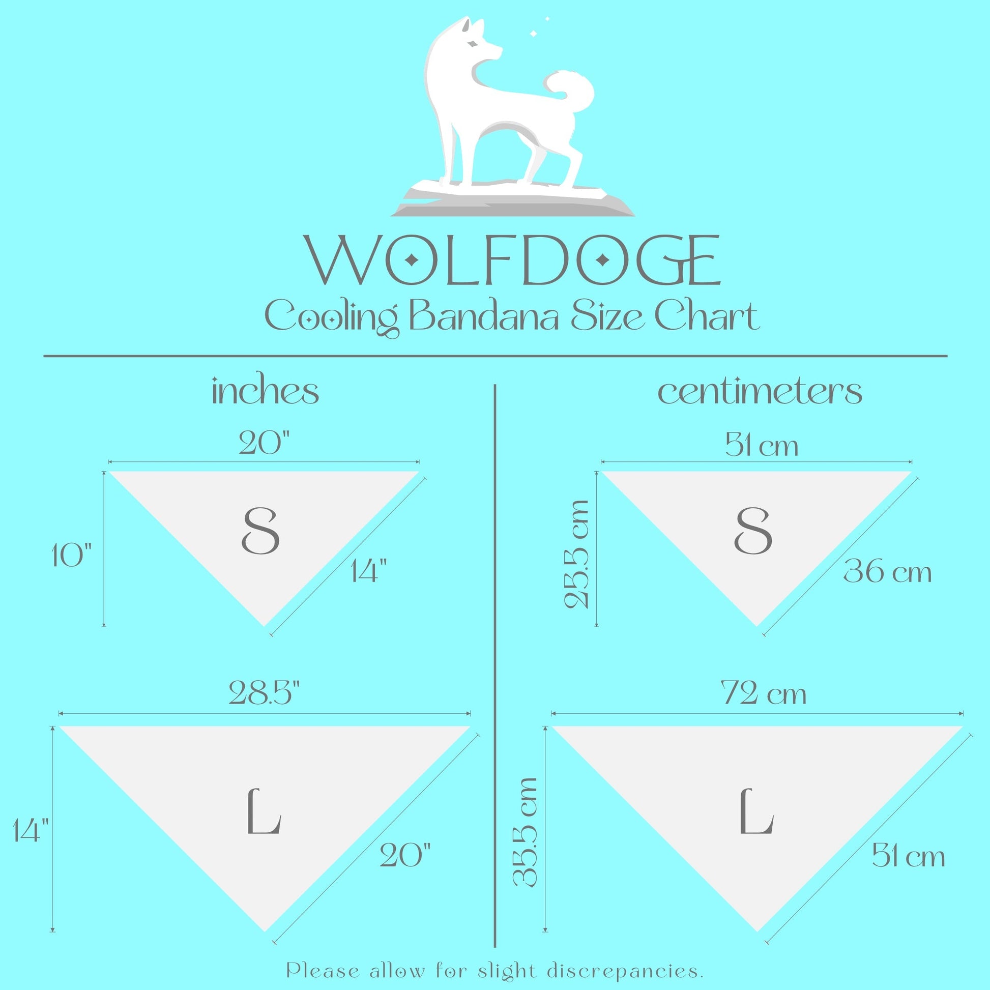 Asanoha Cooling Bandana WOLFDOGE