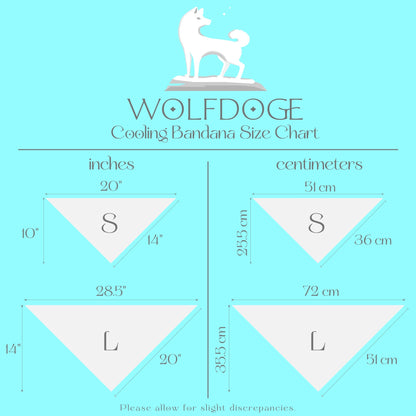 Asanoha Cooling Bandana WOLFDOGE