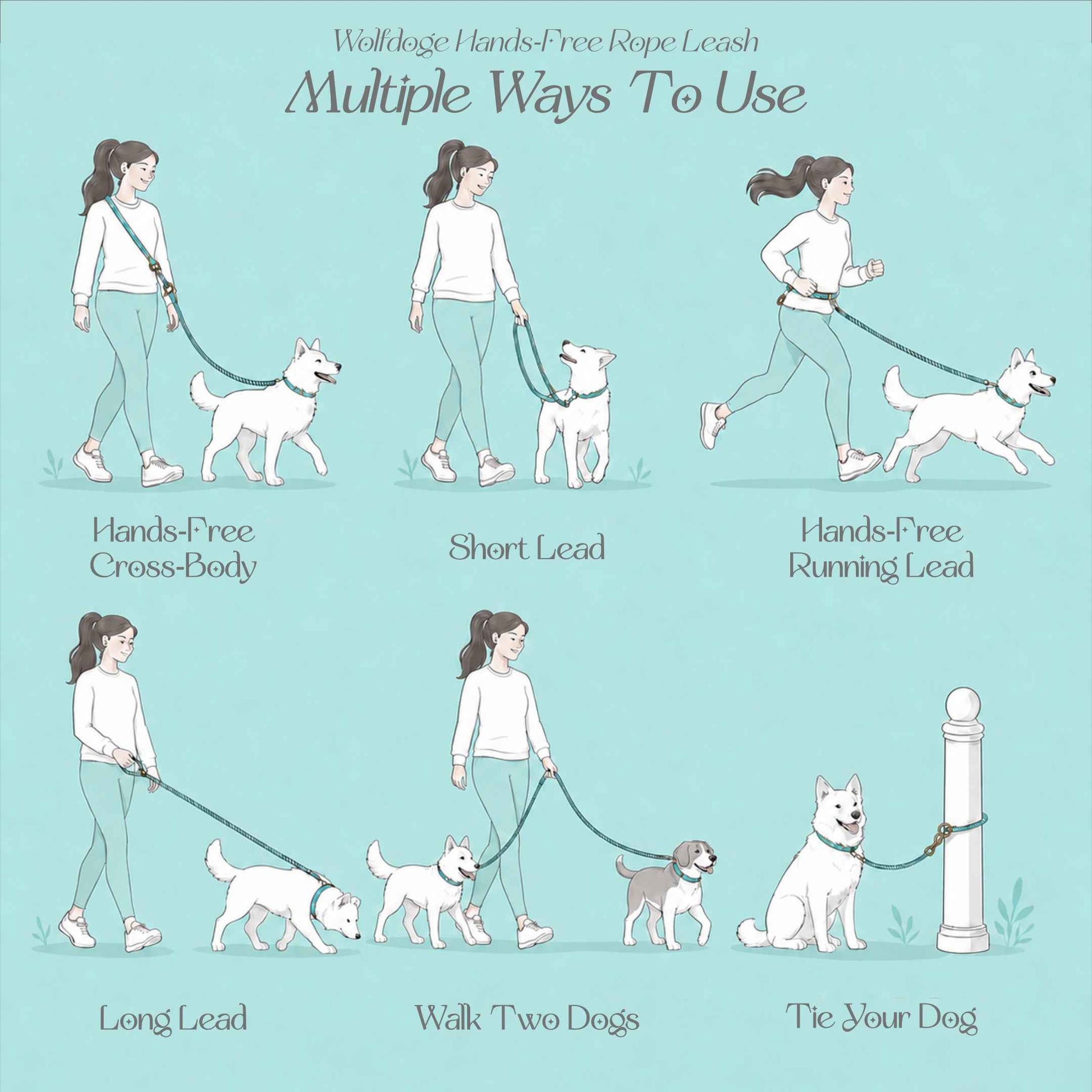 Hands-Free Rope Leash