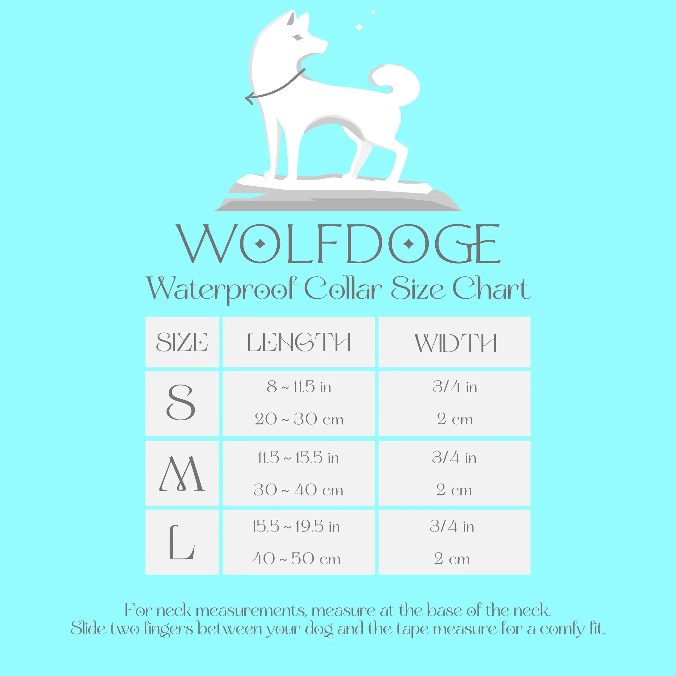 Waterproof Collar WOLFDOGE