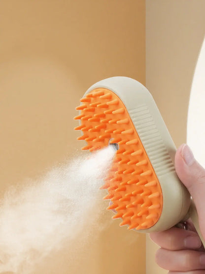 Milou & Lumi 4-in-1 Steam Pet Grooming Brush Dr. Milou