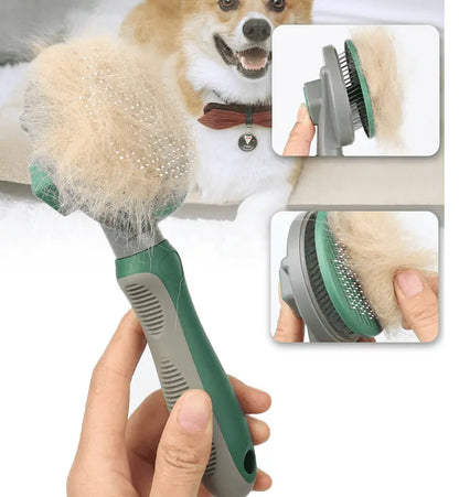 The Hair Whisperer: The Game-Changing Automatic Hair Removal Comb Dog Hugs Cat