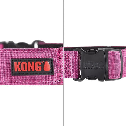 KONG Large Pink Dog Collar Ultra Durable Padded Handle Adjustable Control
