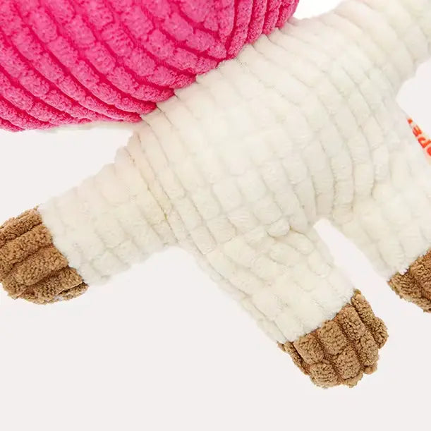 Milou & Lumi Pet Plush Squeaky Toy - Cow Dr. Milou