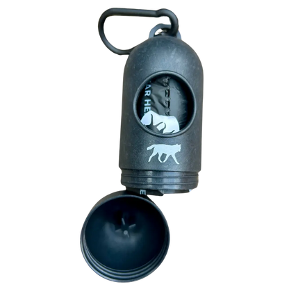 bamboo poop bag dispenser + compostable roll rōmng