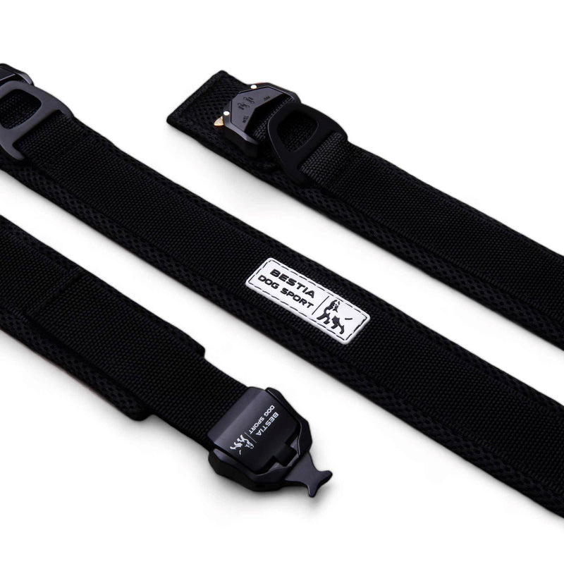 BESTIA DOG SPORT FAST RELEASE COLLAR BLACK