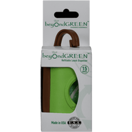beyondGREEN Dog Waste Bag Leash Dispenser – Clip-On Holder for Standard Rolls – Durable, Portable, Made in USA