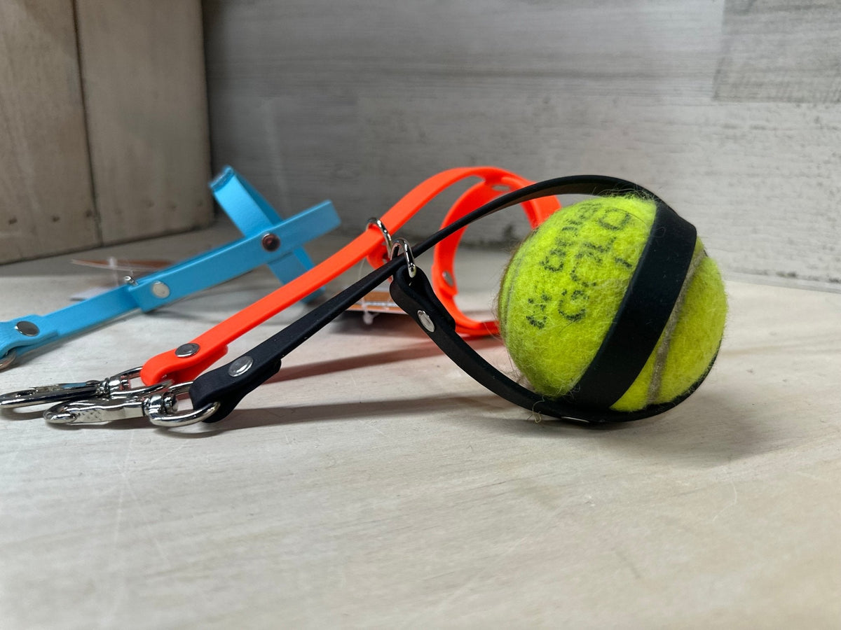 BioThane® Ball Sack | Slobber-Free Hands-Free Dog Tennis Ball Holder