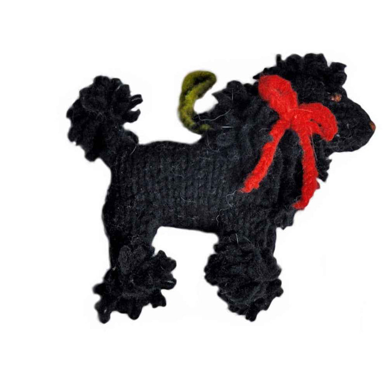 Black Poodle Dog Ornament