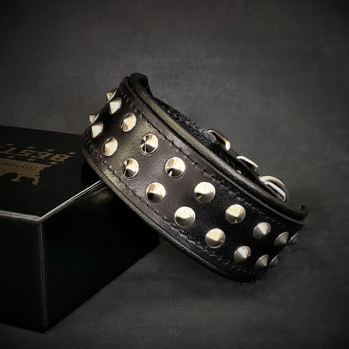 Bestia Boston Leather Dog Collar