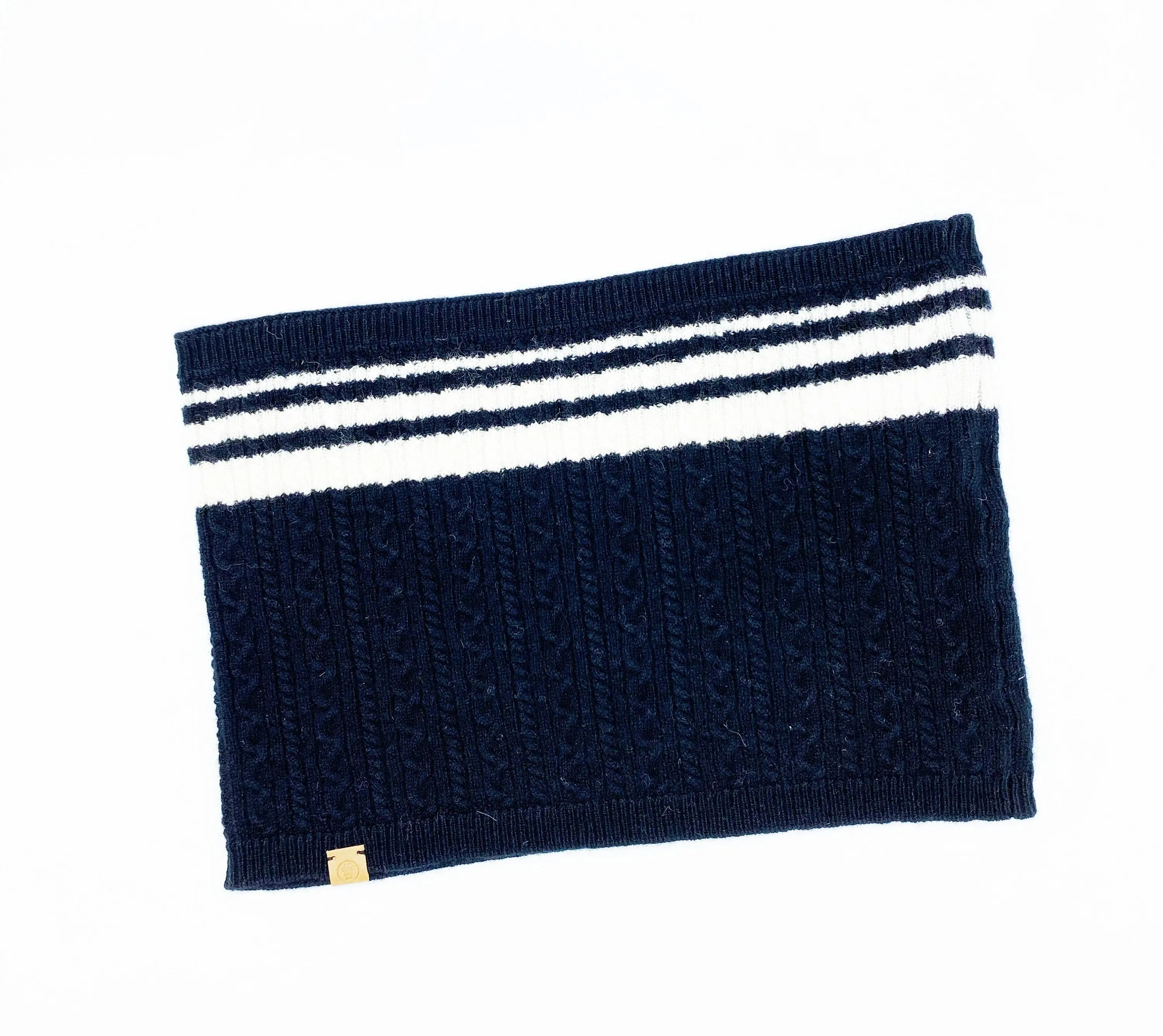 Cashmere Blend Scarf sets for Pets and their humans, Black and White