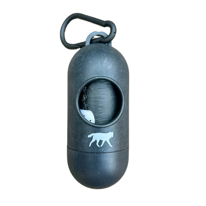 Compostable Dog Poop Bags + Bamboo Dispenser rōmng