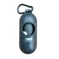 bamboo poop bag dispenser + compostable roll