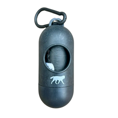 bamboo poop bag dispenser + compostable roll rōmng