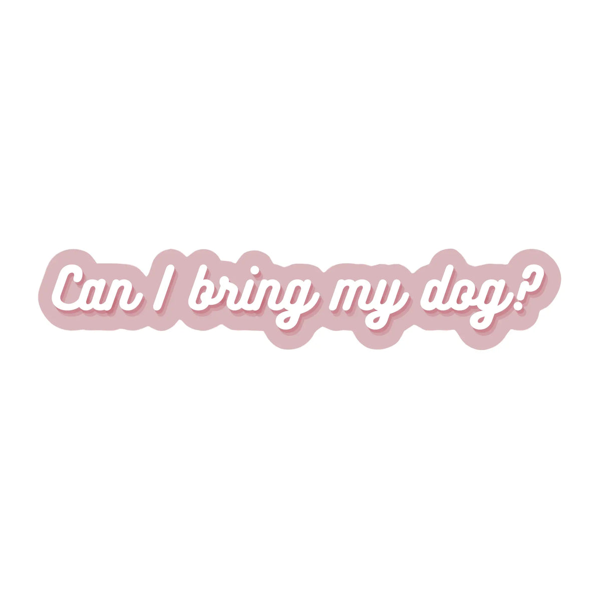 Fur Elise Can I Bring My Dog? Sticker