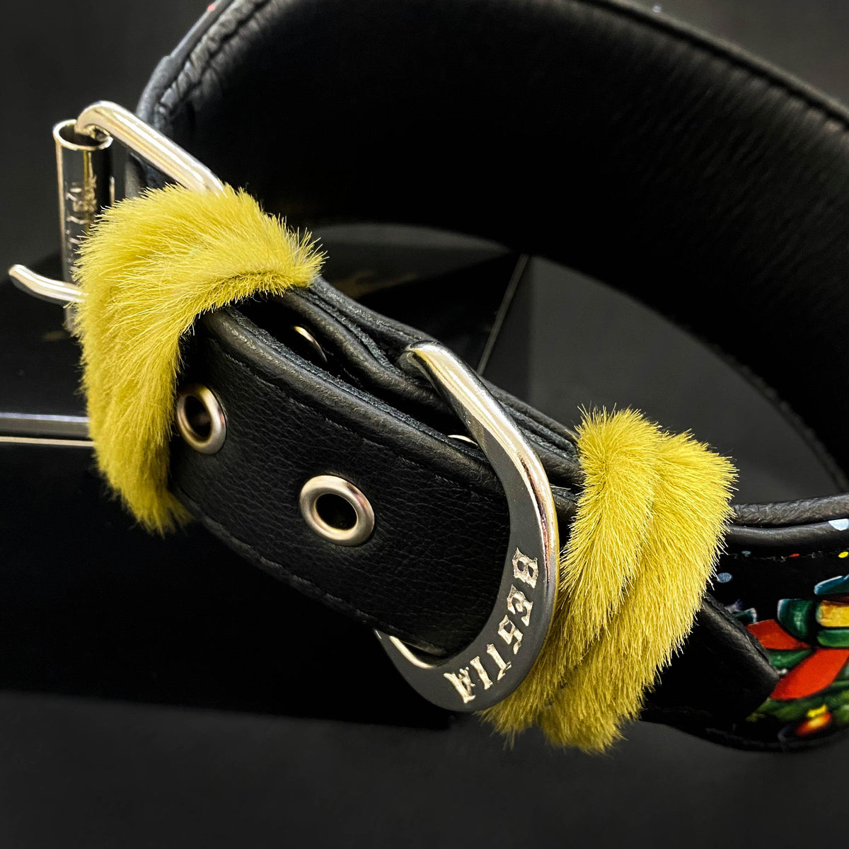 Bestia Grinchmas Leather Dog Collar – Limited Edition