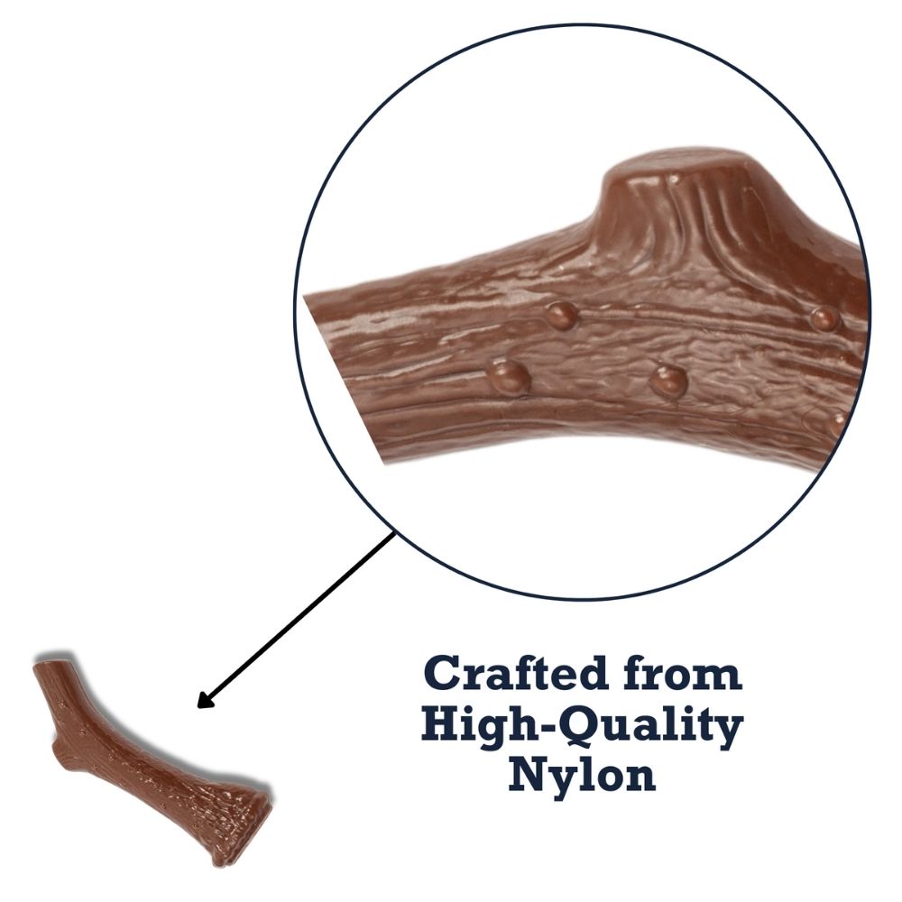 Country Living Nylon Antler Dog Chew Toy with Natural Chicken Flavor