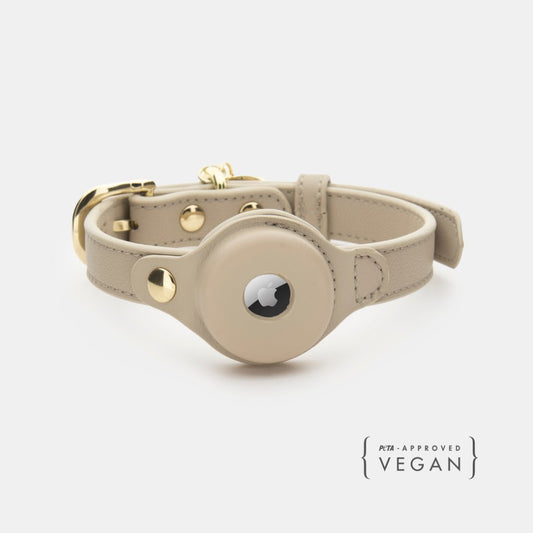 Collar - Air Tag Enabled - Vegan Leather - Cupertino Nina Woof