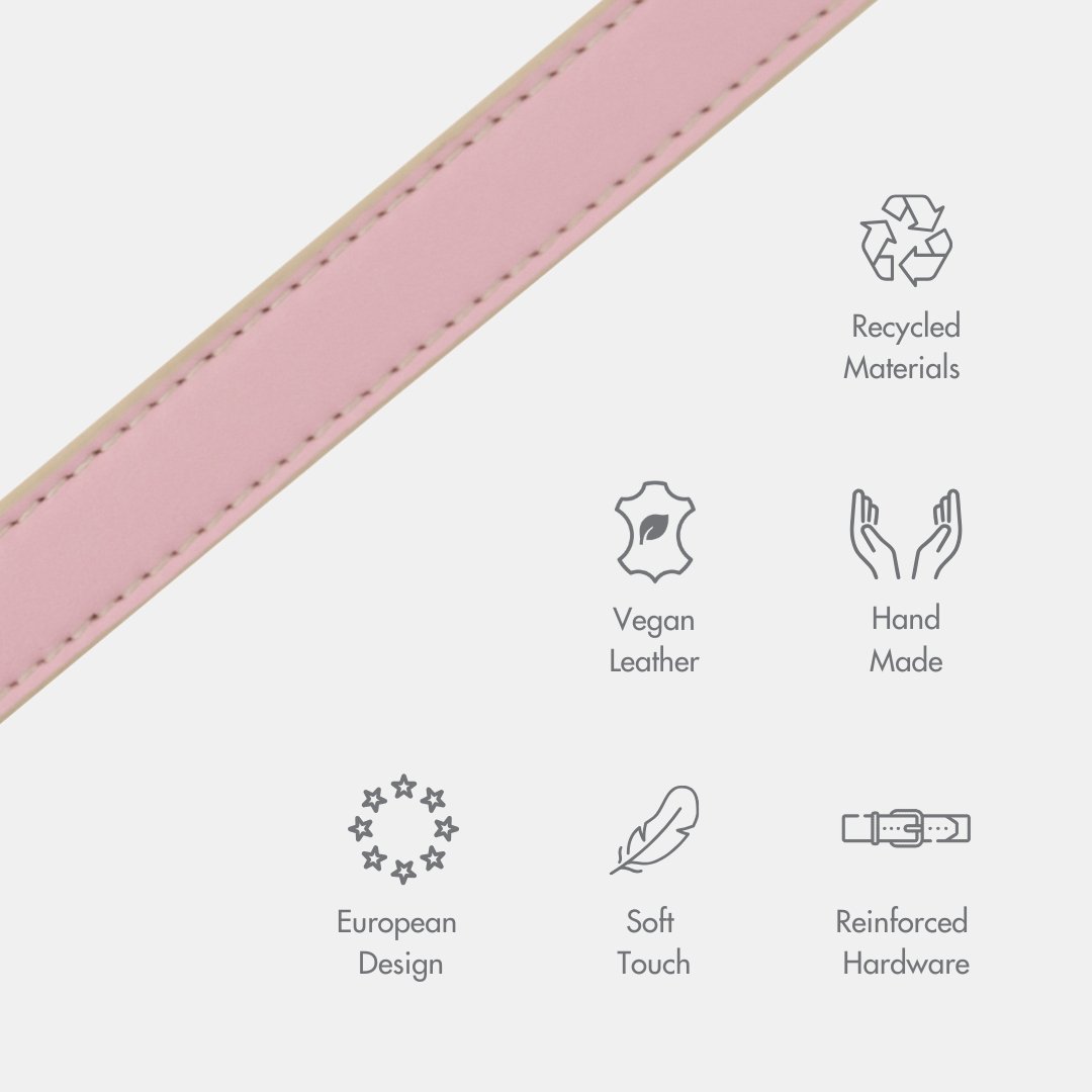 Collar - Air Tag Enabled - Vegan Leather - Cupertino Nina Woof