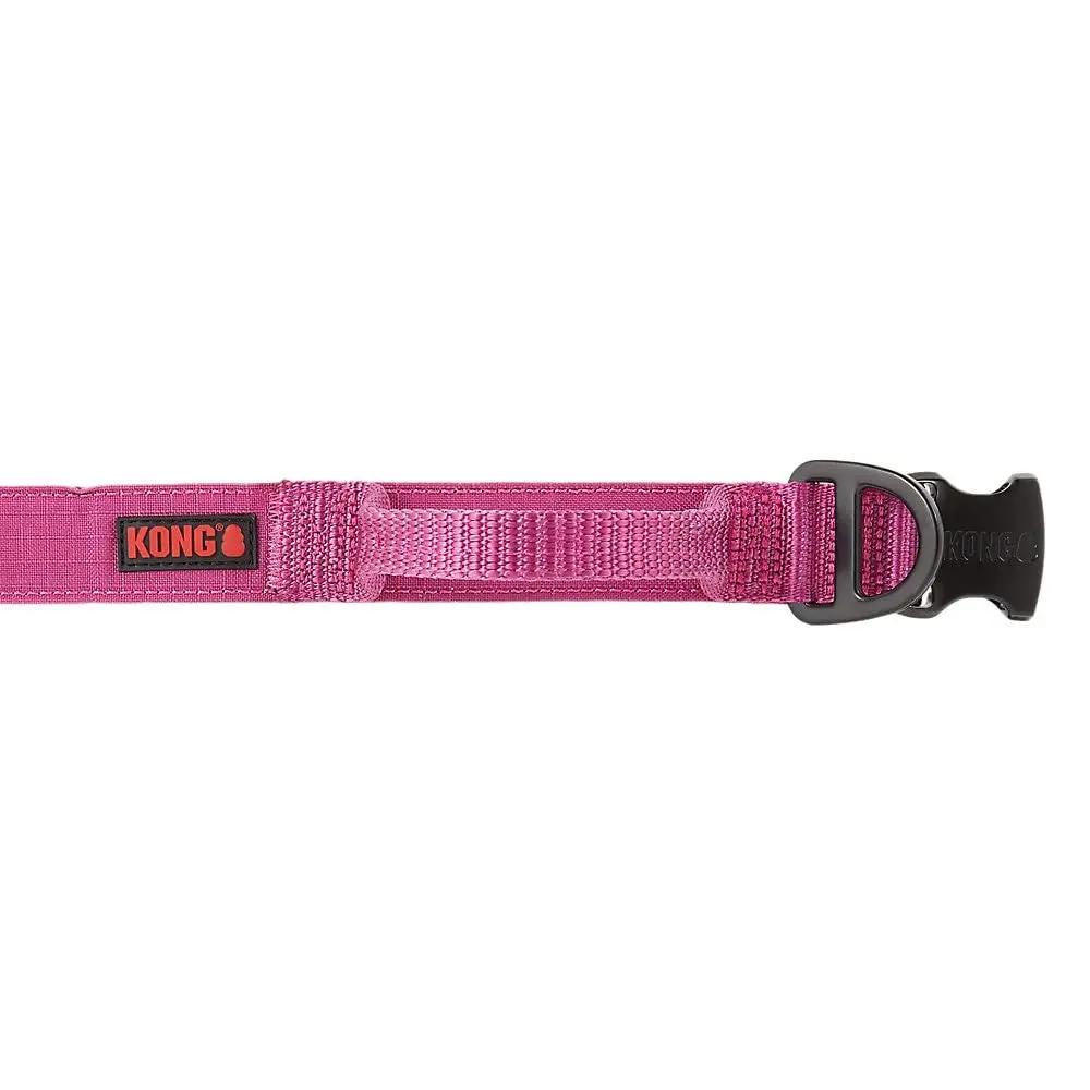 KONG Large Pink Dog Collar Ultra Durable Padded Handle Adjustable Control