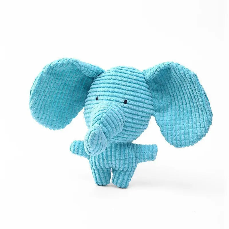 Milou & Lumi Pet Plush Squeaky Toy - Elephant Dr. Milou