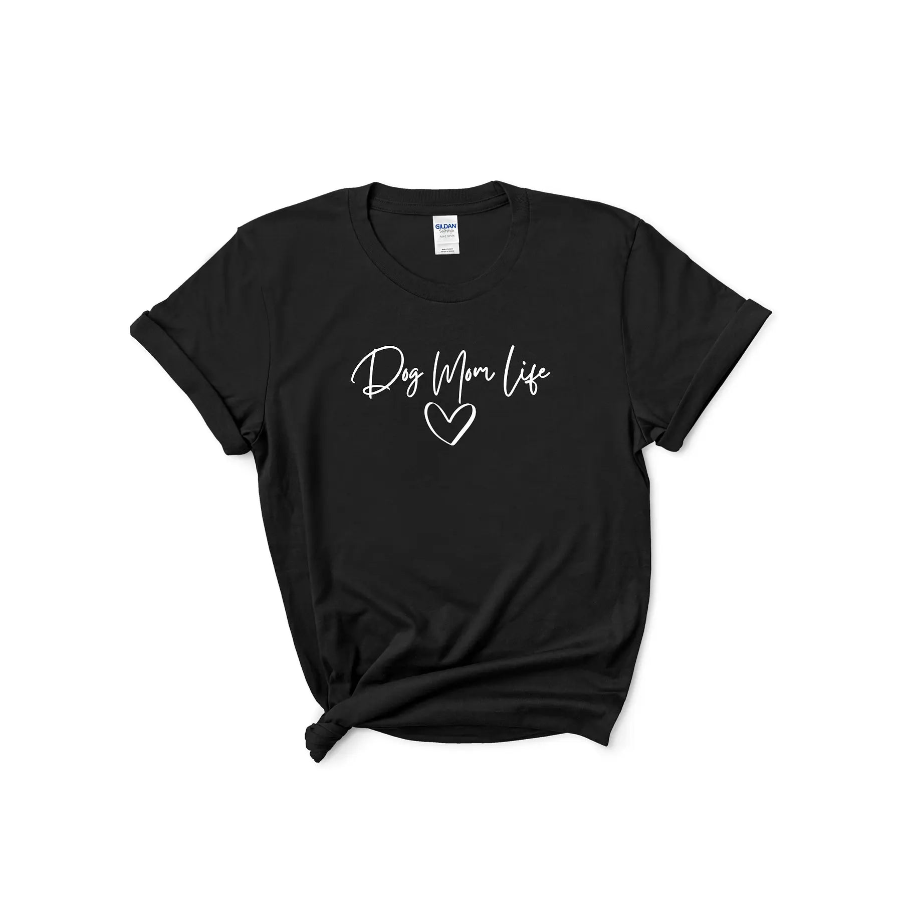 Dog Mom Life - Black T-Shirt Le Gray Haus