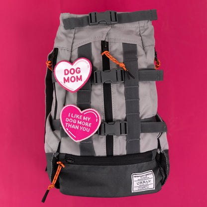 Dog Mom Heart Patch K9 Sport Sack