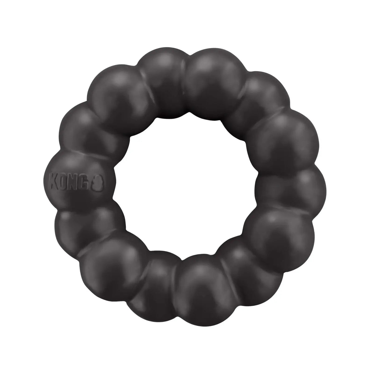 KONG X Large Durable Rubber Dog Ring Chew Toy for Healthy Teeth and Playtime
