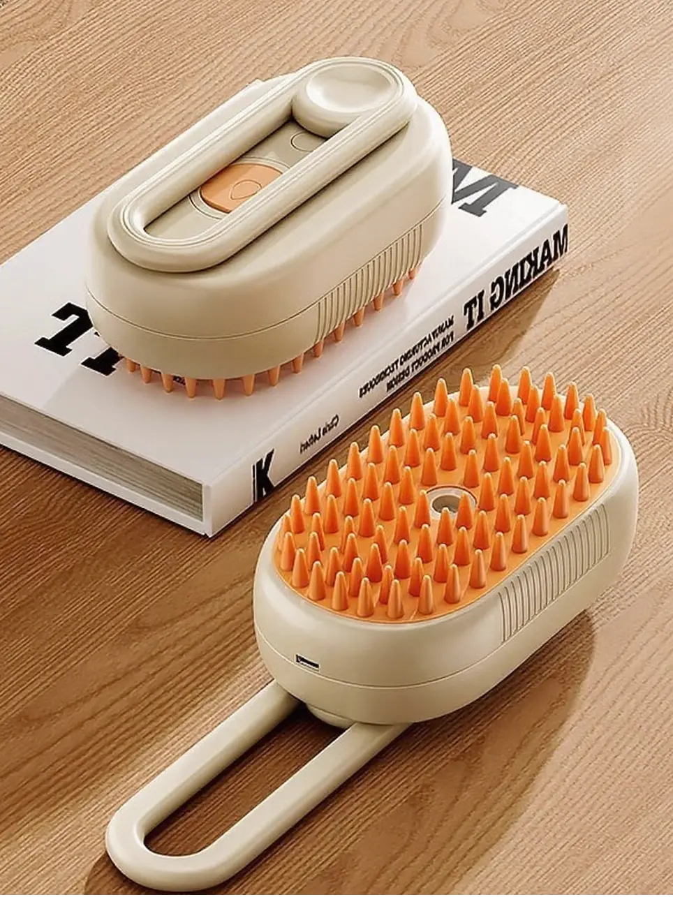 Milou & Lumi 4-in-1 Steam Pet Grooming Brush Dr. Milou