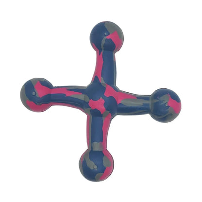 Natural Rubber Jack Dog Toy – Durable, Non-Toxic Chew Toy for Engaging Play and Enhanced Agility American Pet Supplies