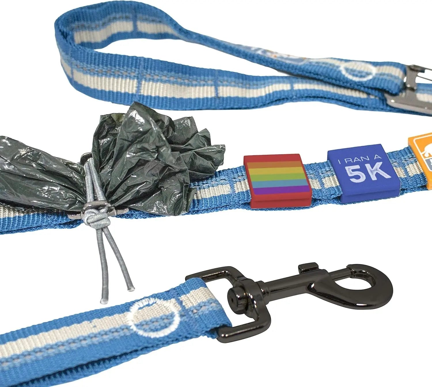 Rsg Stub Leash for Dogs | Adjustable Dog Leash | Hands Free Dog Leash for Walking, Jogging, or Running | Customizable Molle-Compatible Pet Lead | Training Handle | Web Keeper | Reflective | 48”