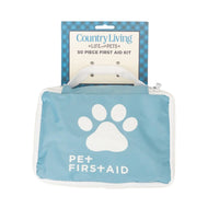 Country Living 50-Piece Pet Travel First Aid Kit for Emergencies, Safety, Adventure & On-the-Go Pet Care