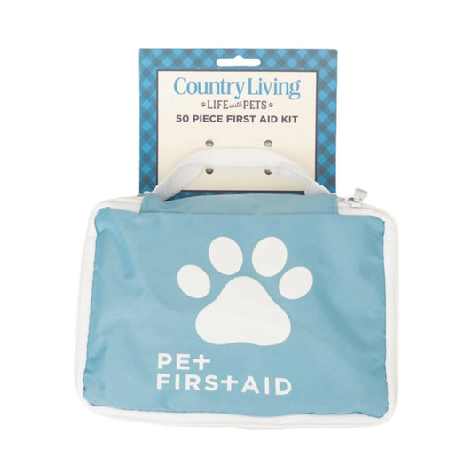 Country Living 50-Piece Pet Travel First Aid Kit for Emergencies, Safety, Adventure & On-the-Go Pet Care American Pet Supplies