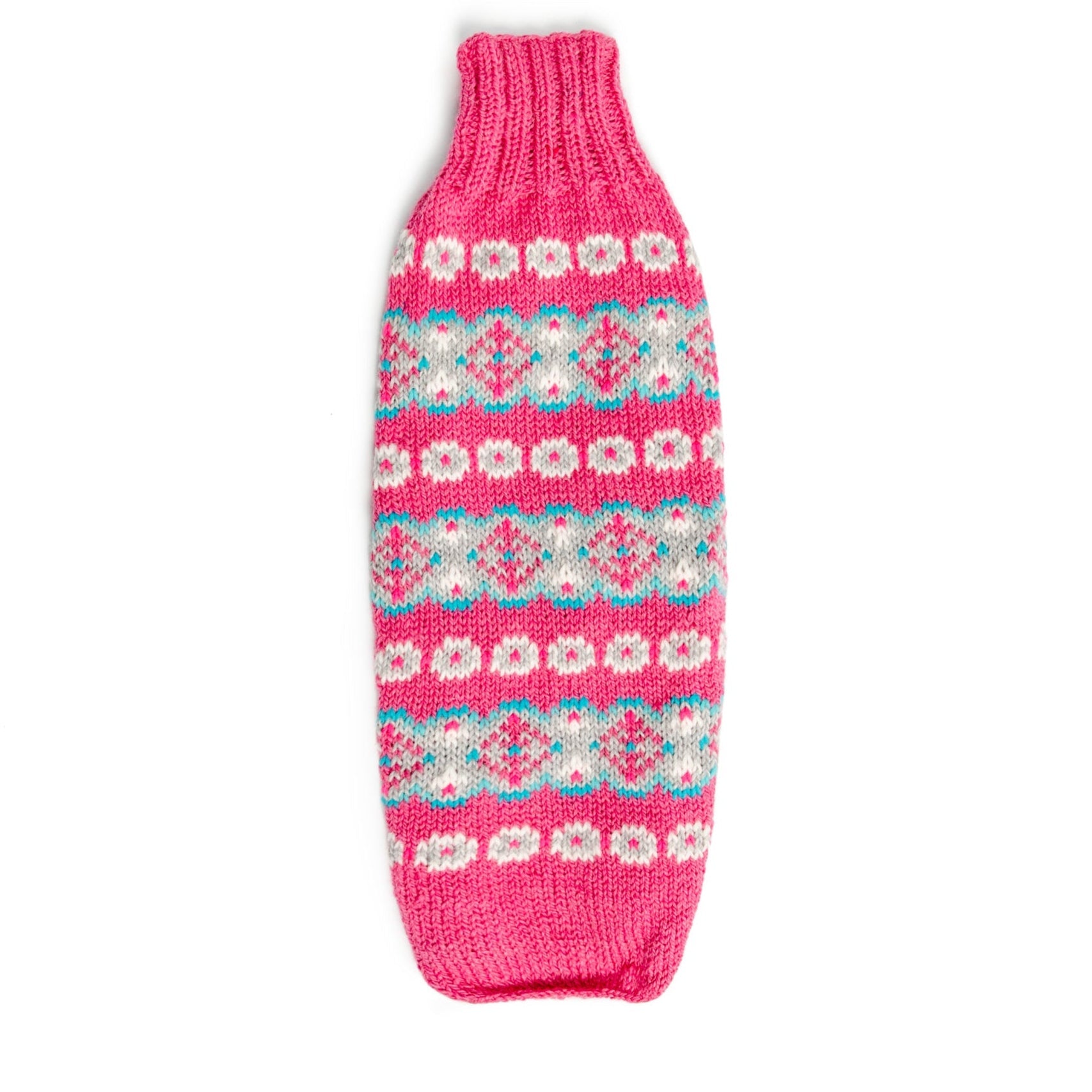Alpaca Rose Fairisle Dog Sweater