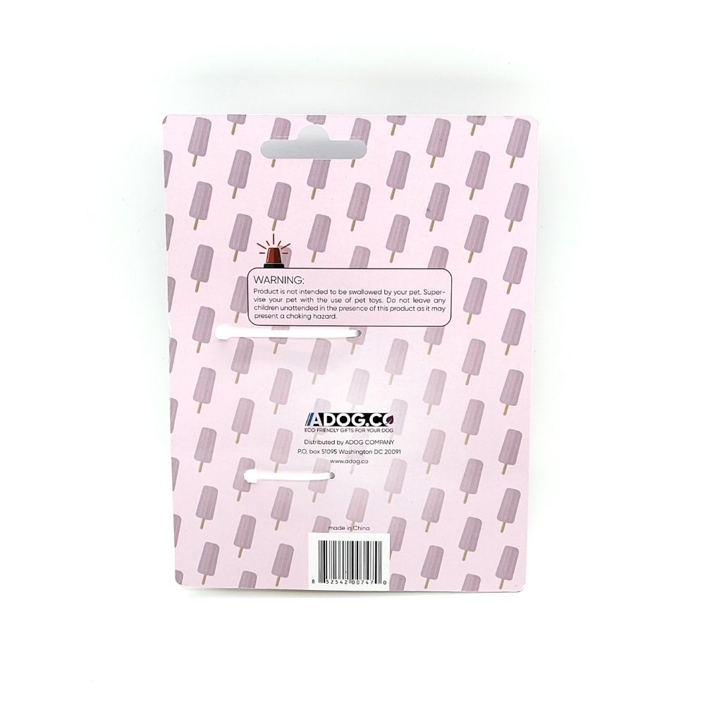 Popsicle-Shaped Freezable Dog Toy – 100% Natural Rubber Chew Toy