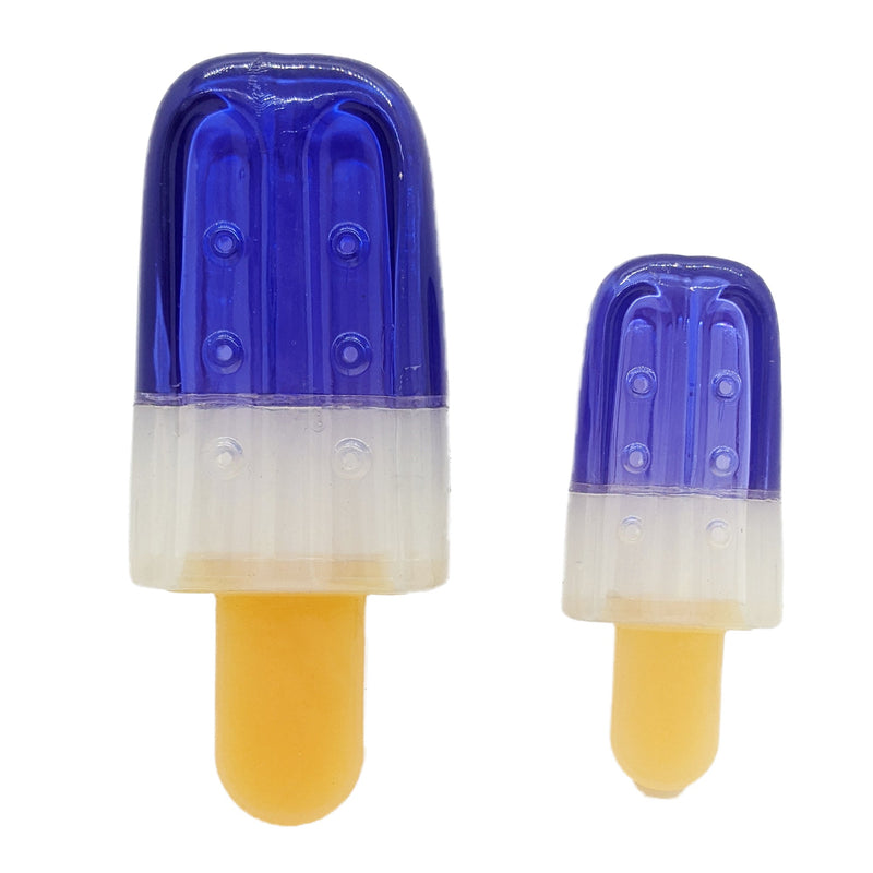 Popsicle-Shaped Freezable Dog Toy – 100% Natural Rubber Chew Toy