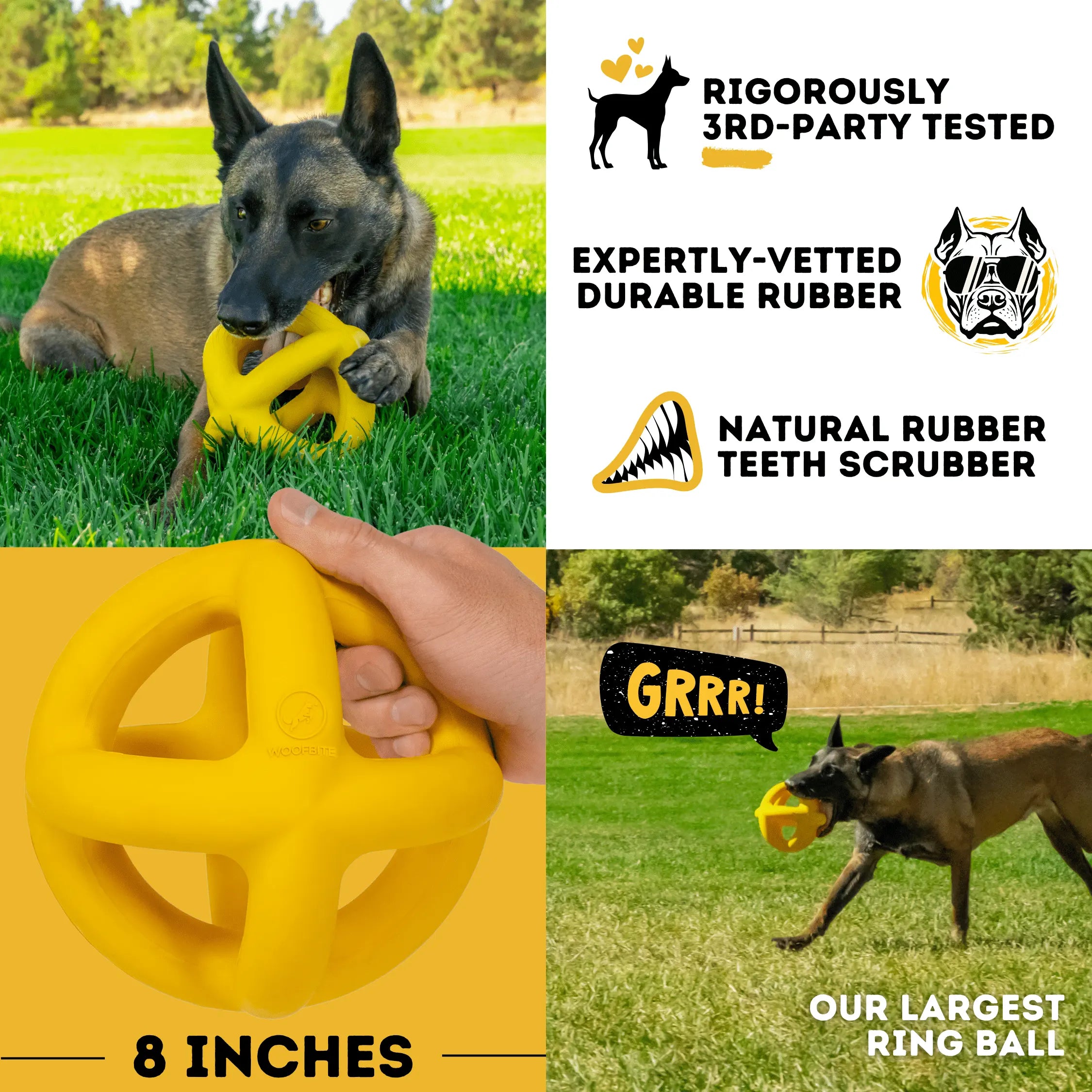 Giant Ring Ball Monster K9 Dog Toys