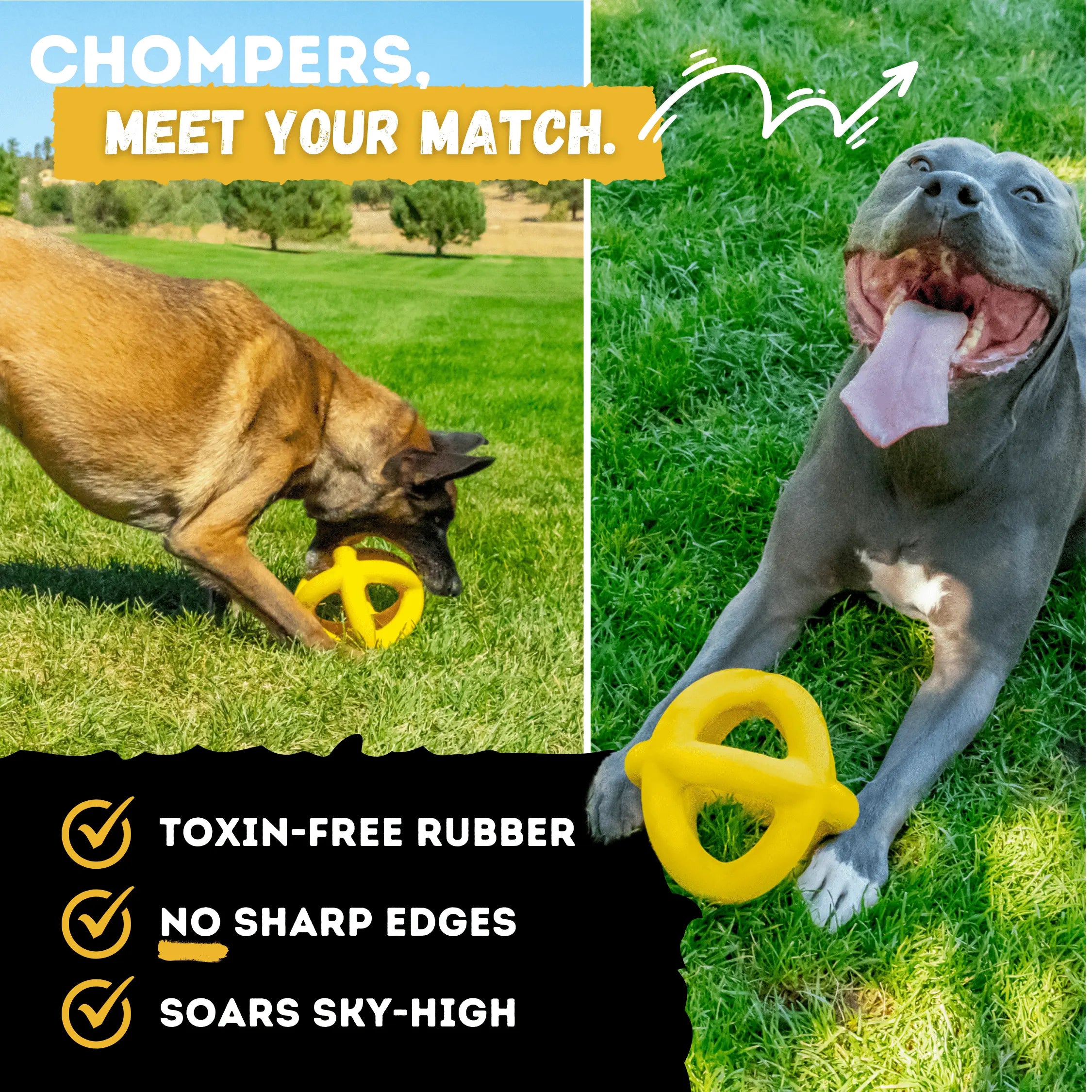 Giant Ring Ball Monster K9 Dog Toys