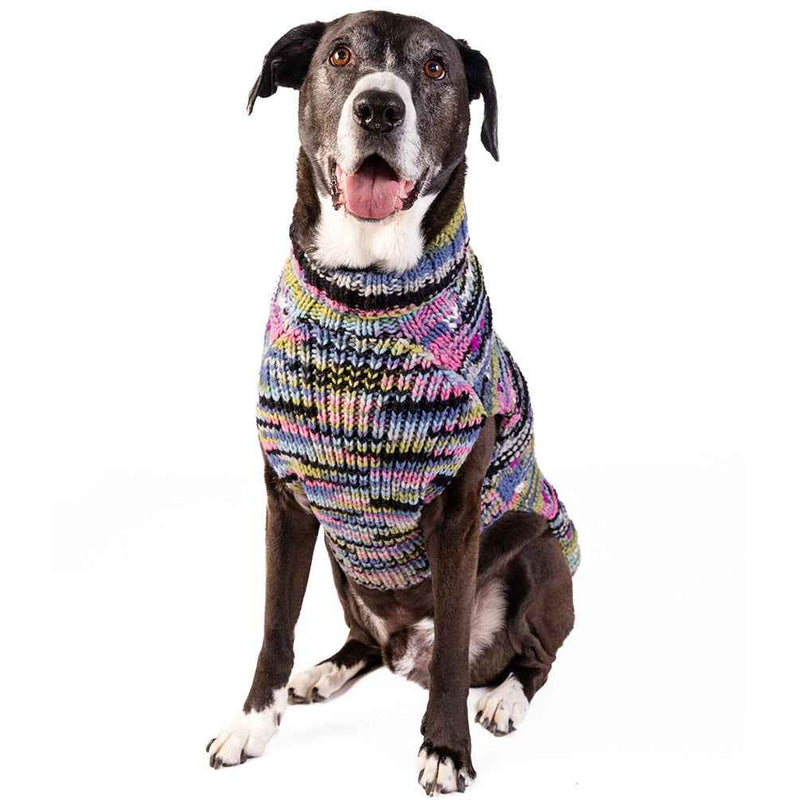 Purple Woodstock Dog Sweater